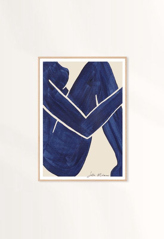 Print Embrace Klein Blue - A3