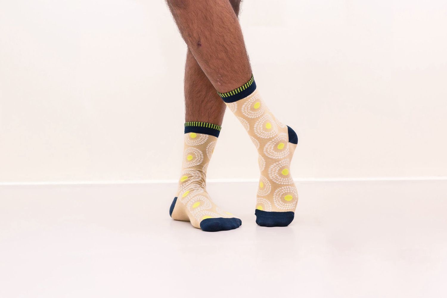 Olisha Socks - Ife, Color: Pale Olive, Size: 36-39