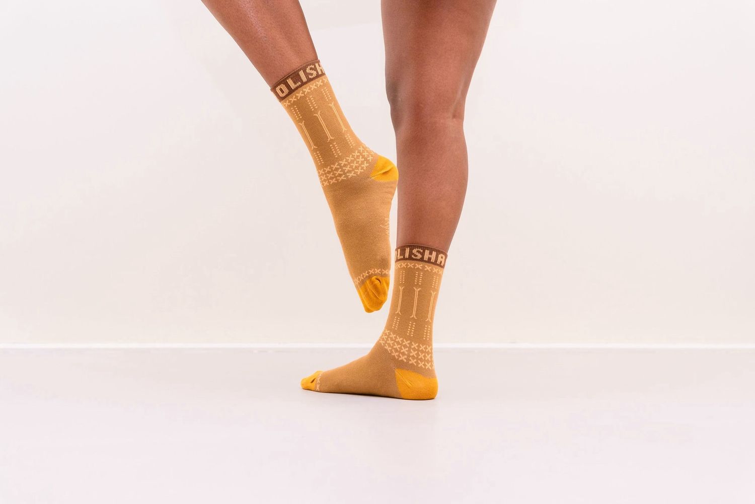 Olisha Socks - Neo, Color: Bone Brown, Size: 36-39