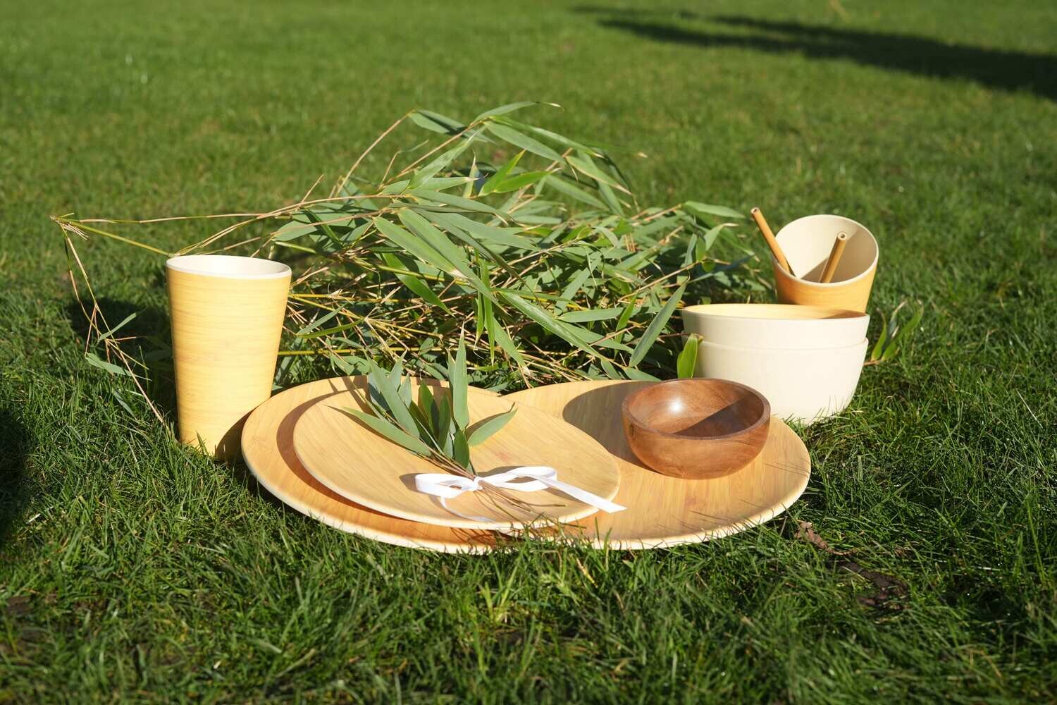 The Green Kitchen Bundle - 100% Natural Bamboo - Dishwasher Friendly