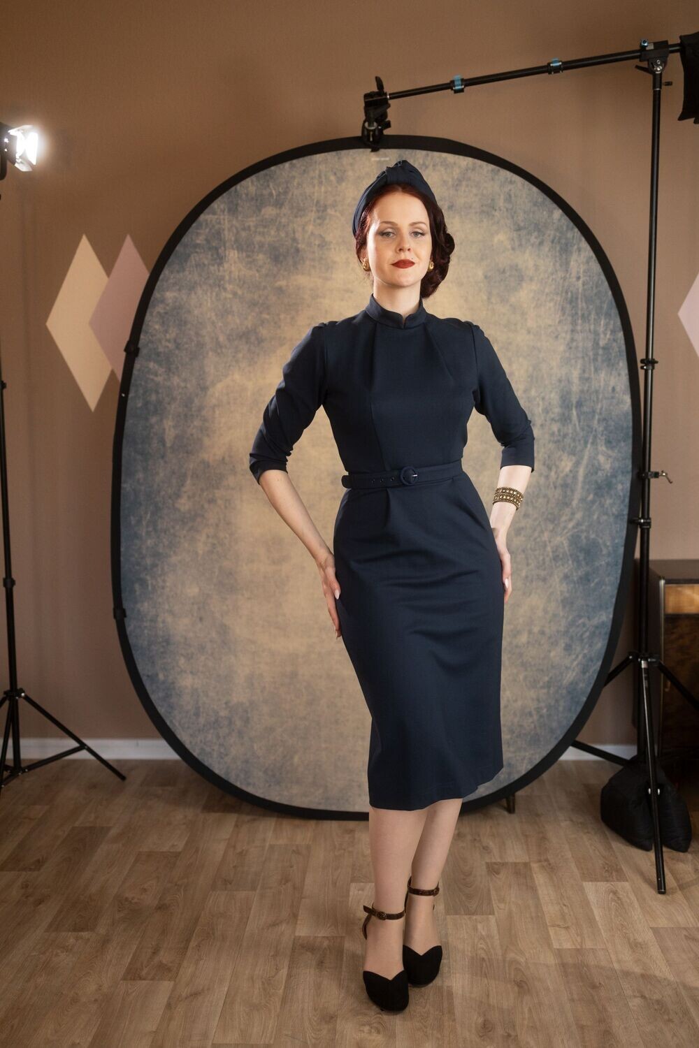 schmales 50er Jahre Kleid Amber
