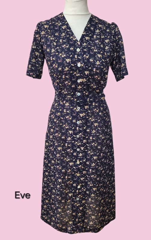 Blusenkleid Eve mit V-Ausschnitt