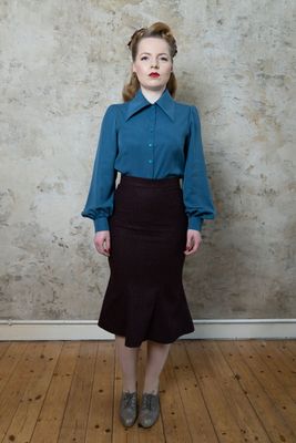 40er jahre mode Bluse Hilary