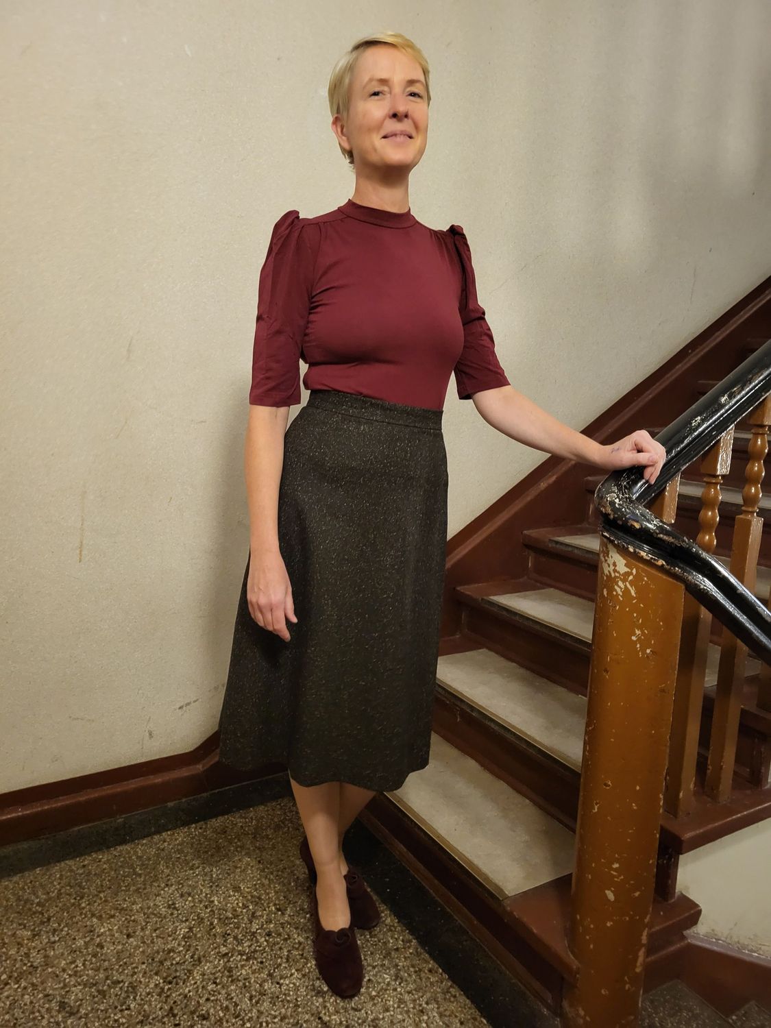 Hazel, Shirt aus Jersey mit schmalen Rollkragen Hazel, Shirt aus Jersey mit schmalen Rollkragen