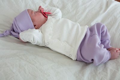Overshirt ruffle ajour ecru