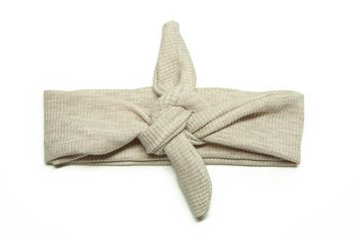 Hairband baby rib beige melange
