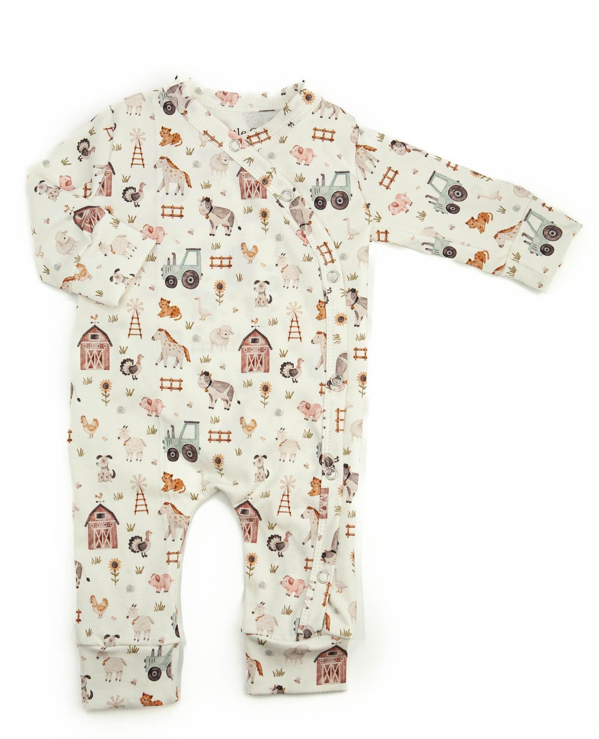 Playsuit farm animals
