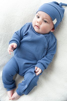 Playsuit kabel blue