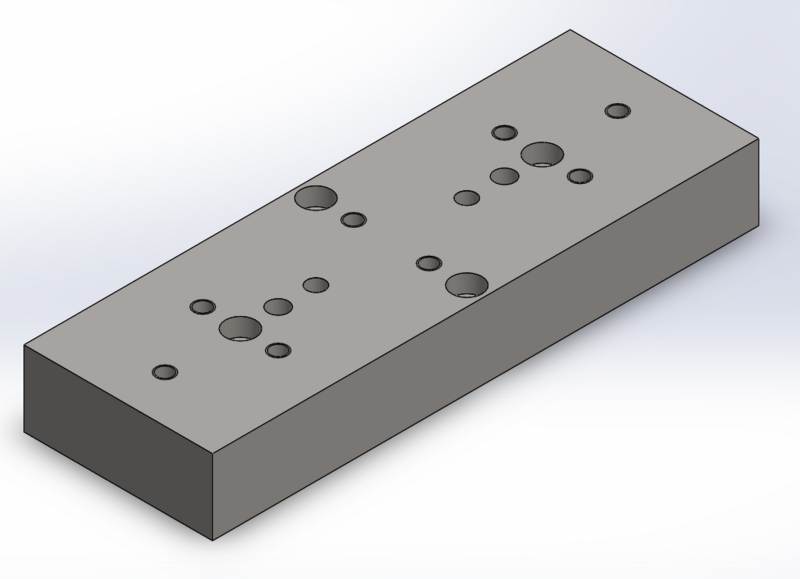 Distanzplatte DP125x362x050 V02 light