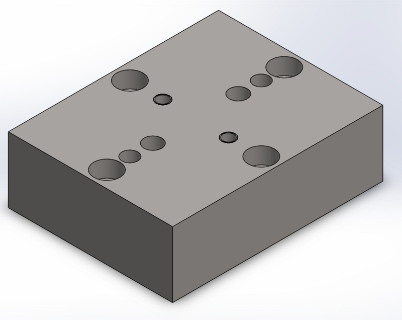 Distanzplatte DP125x160x050 V02 light Distanzplatte DP125x160x050 V02 light