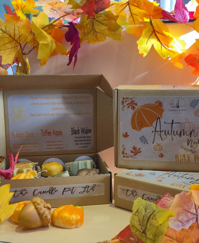 6 - pack autumn soy wax melt set