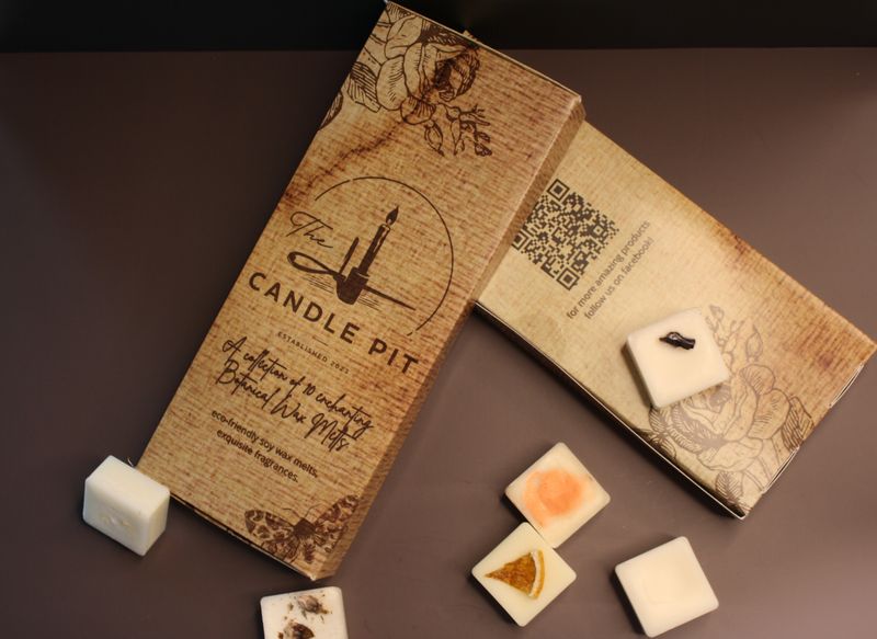 A gift of pure indulgence - handcrafted soy wax melts in a premium presentation gift box.