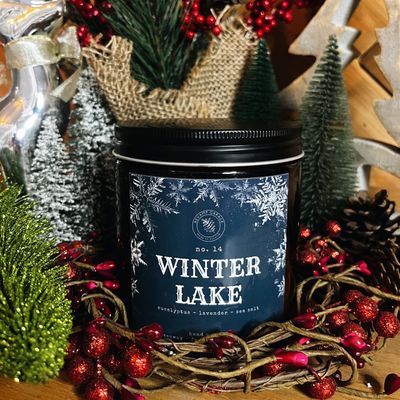 no. 14 - WINTER LAKE (maximal label)
