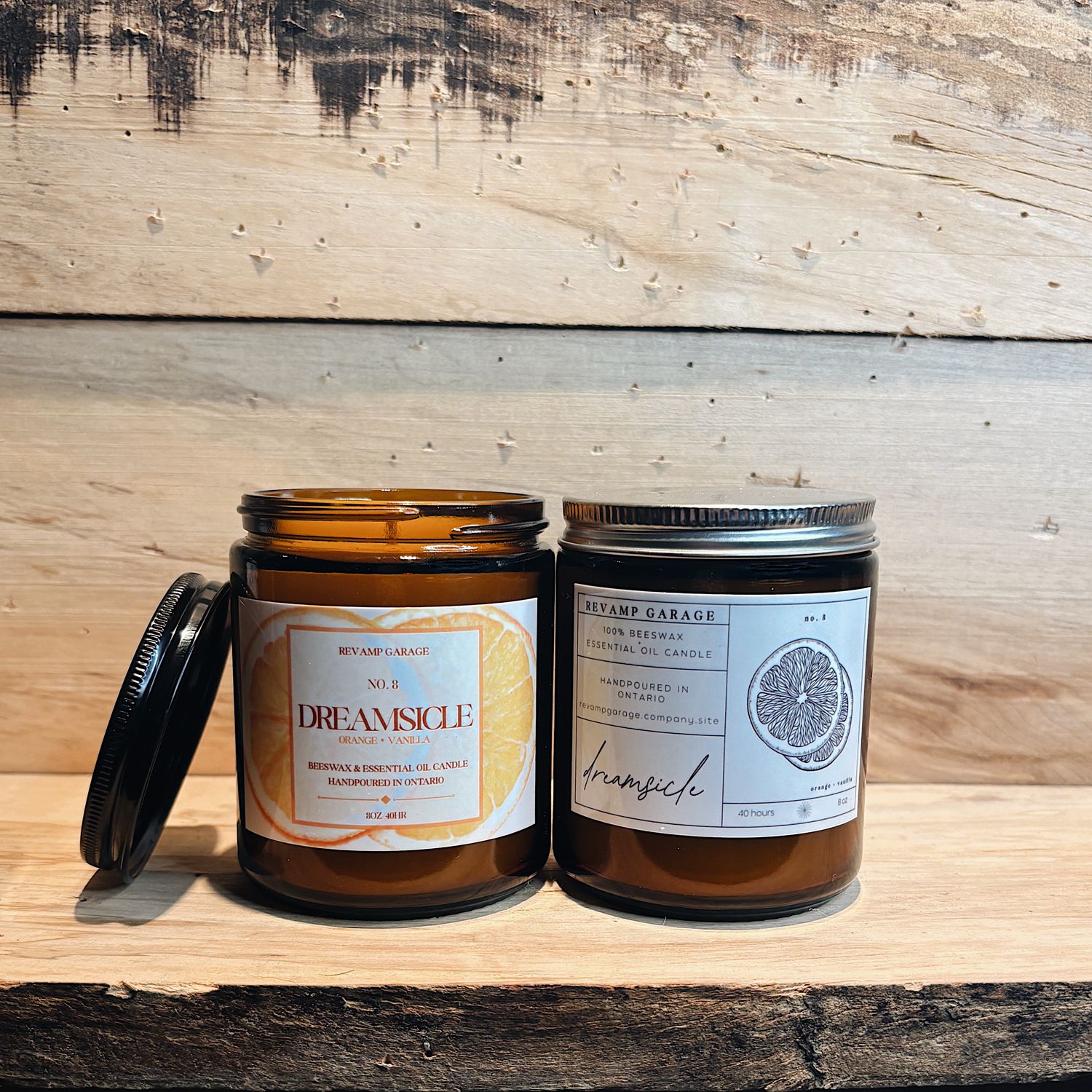 no. 8 - DREAMSICLE (maximal label)