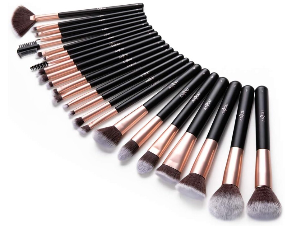 ANJOU 24PC MAKEUP BRUSH SET AJ-MTA014