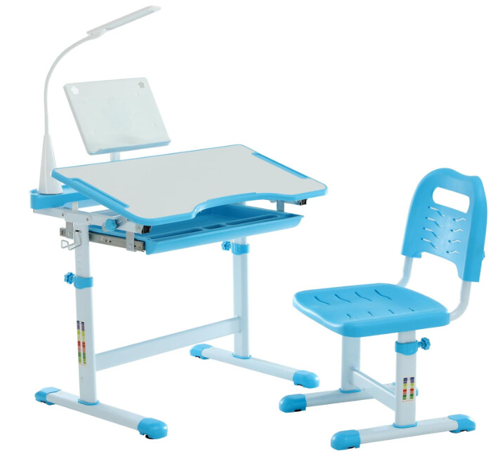 KIDS STUDY DESK ADJUSTABLE BLUE