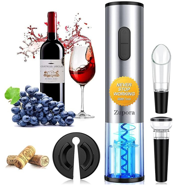 ZUPORA ELECTRIC WINE OPENER SET