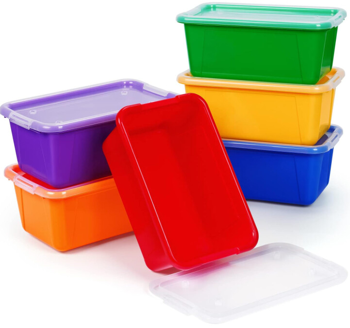 6 PACK SMALL CUBBY BINS