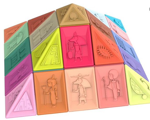 RONGDAFENG SOFT PYRAMID PUZZLE 9.8&quot; X 5.1&quot;, WHOLESALE: LAST CHANCE $5