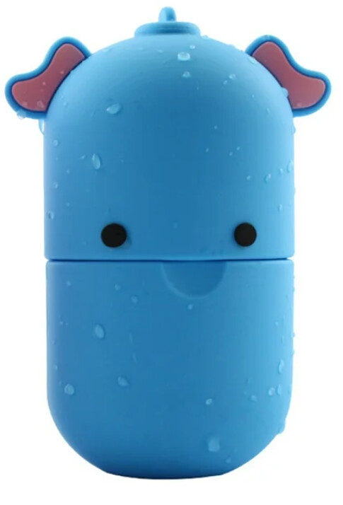 SILICONE ICE ROLLER FOR FACE, COLOR: BLUE