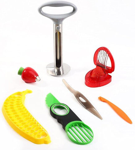 7 PIECE FRUIT SLICER PEELER SET