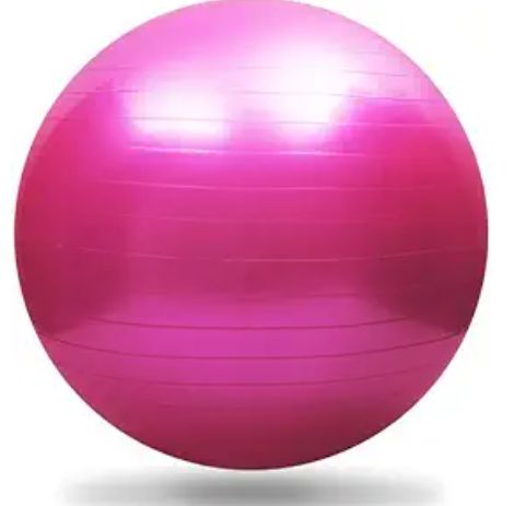 18&quot; PINK PILATES/YAOGA BALL WITH PUMP