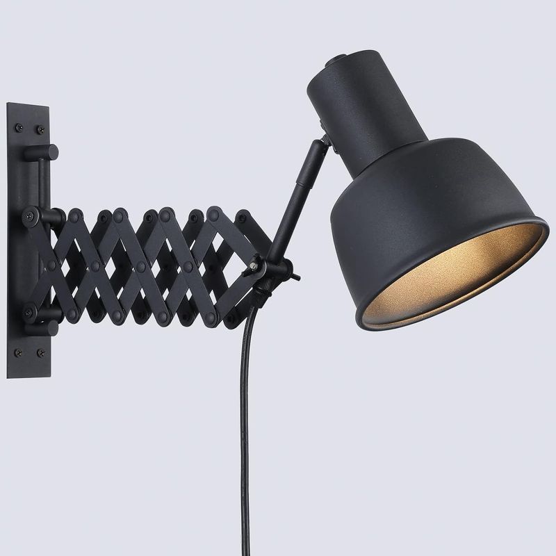 ACCORDION SWING ARM WALL SCONCE