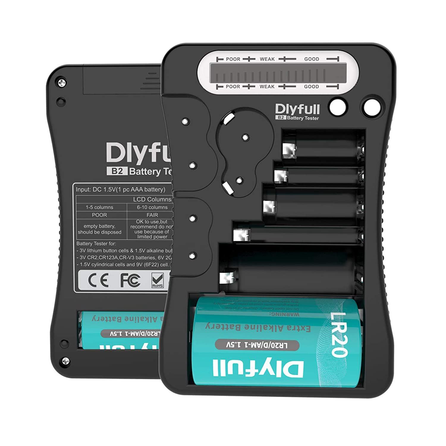 DLYFULL B2 UNIVERSAL LCD BATTERY TESTER