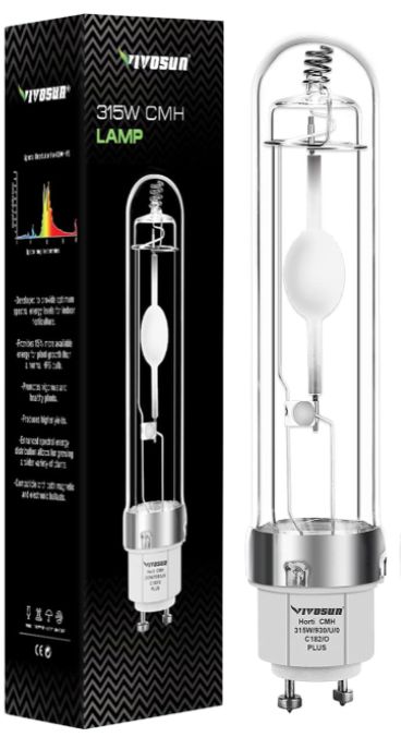 VIVOSUN 315w 3000K CERAMIC METAL HALIDE GROW LIGHT BULB