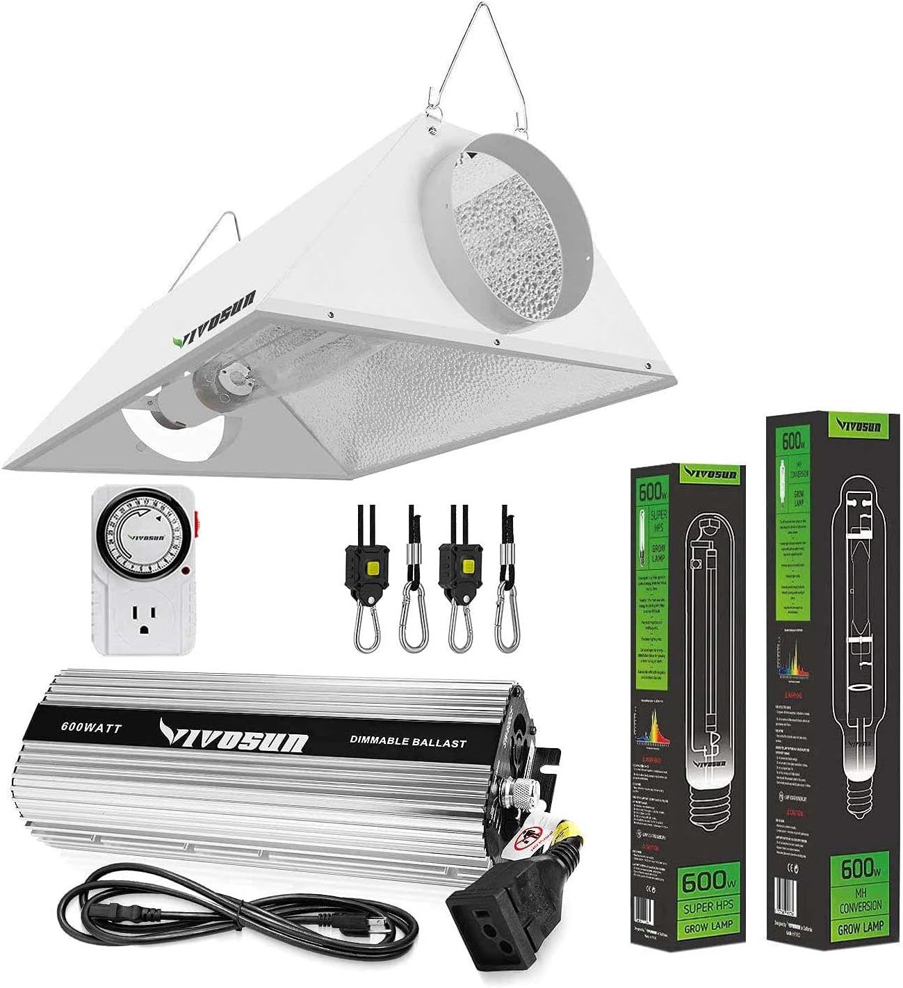 VIVOSUN 600w HPS MH GROW LIGHT SYSTEM
