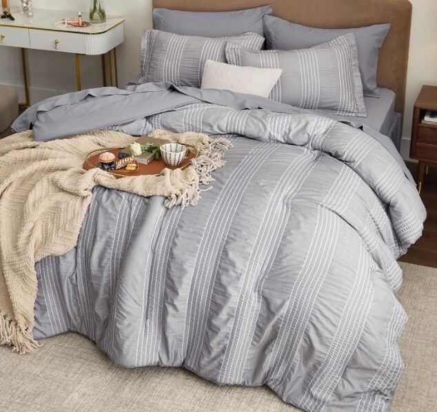 7pc KING SIZE BEDSURE BED IN A BAG