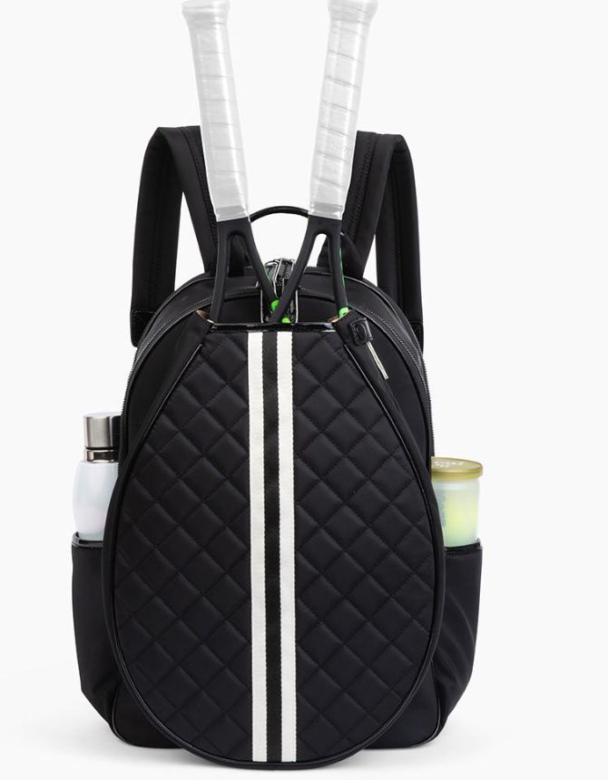 TENNIS BACKPACK BLACK/WHITE