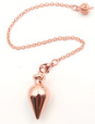 Rose Gold Metal Pendulum