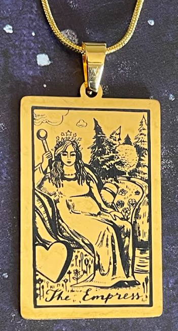 Pendant The Empress Tarot Card Neckless