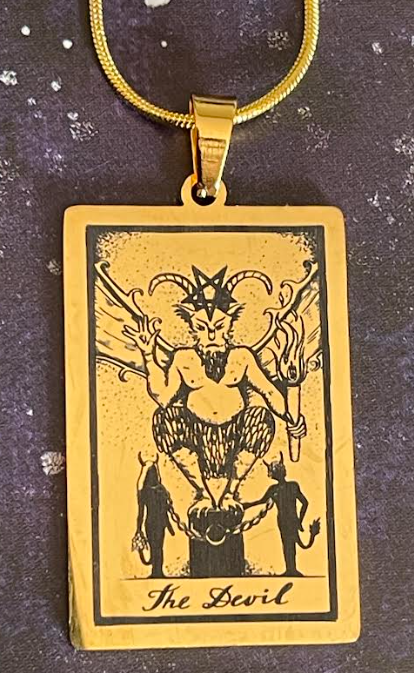 Pendant Death Tarot Card Neckless