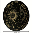 Black Divination Spirit Board 10&quot; (only)