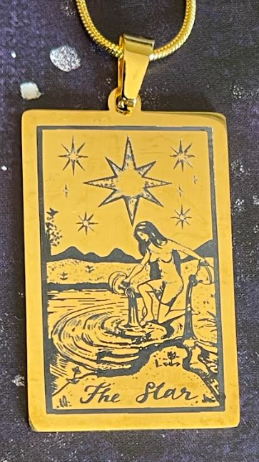Pendant The Star Tarot Card Neckless