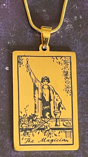 Pendant The Magician Tarot Card Neckless