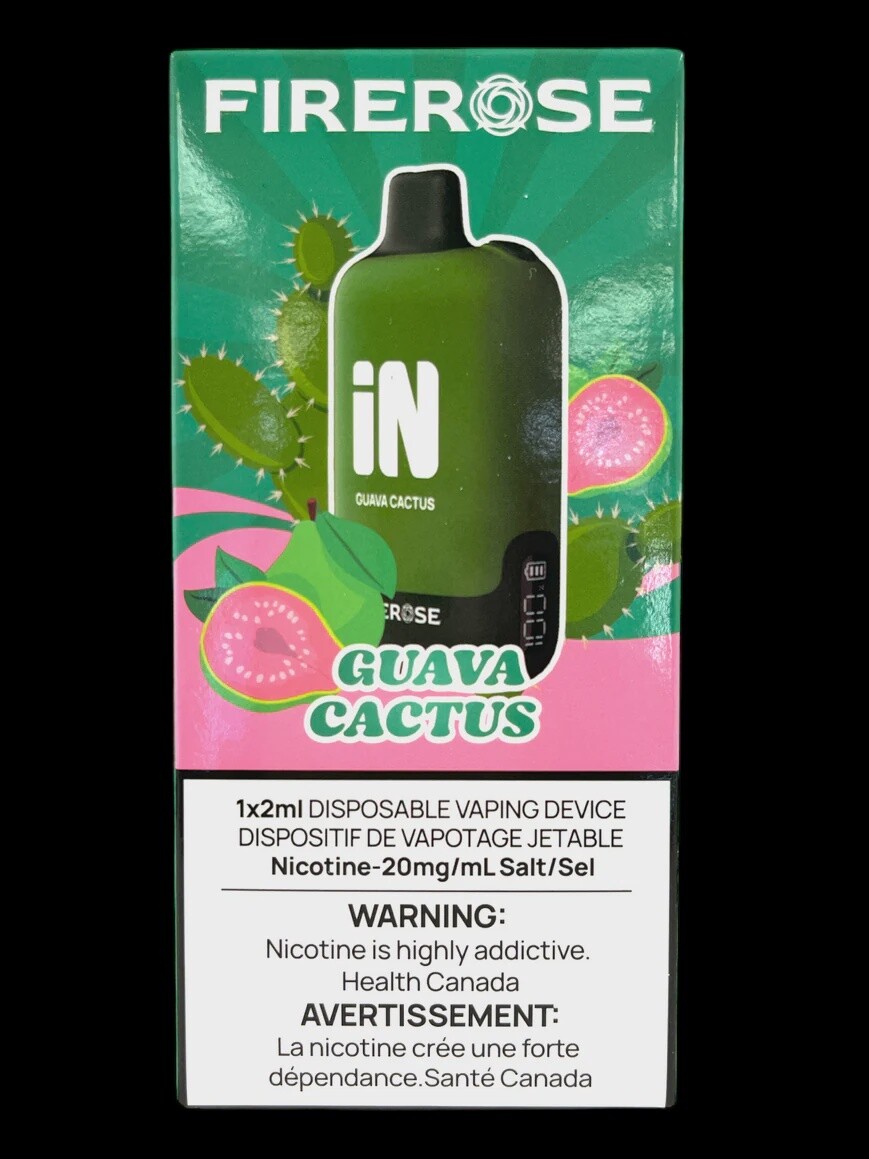 Disposable Device FIREROSE IN guava cactus