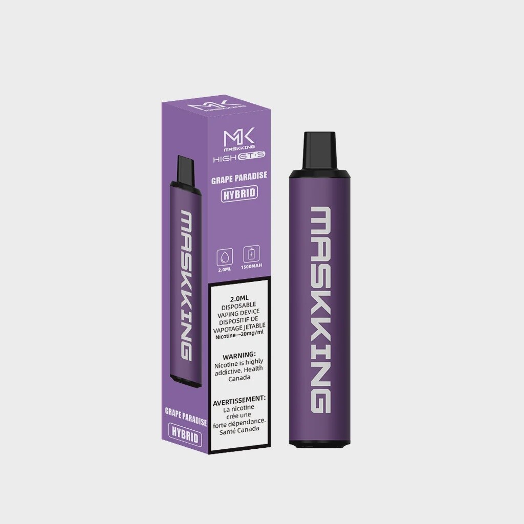 Disposable Device Maskking High GTS Grape ice hybrid