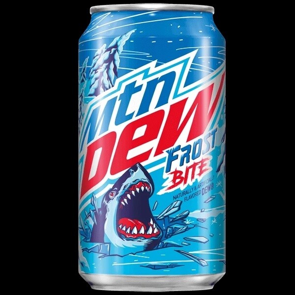 Cold Drinks Mtn Dew Frost Bite 355ml