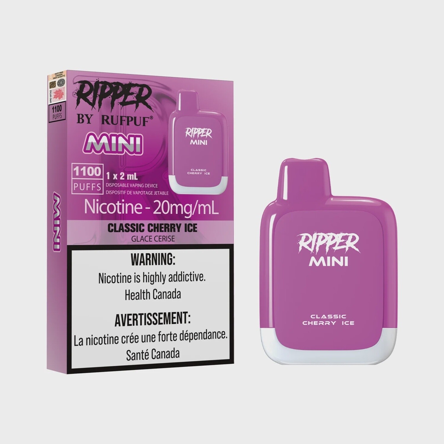 Disposable Device RIPPER MINI CLASSIC CHERRY ICE