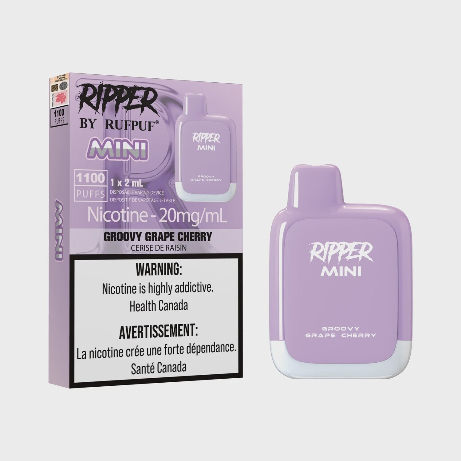 Disposable Device Ripper Mini Groovy Grape Cherry