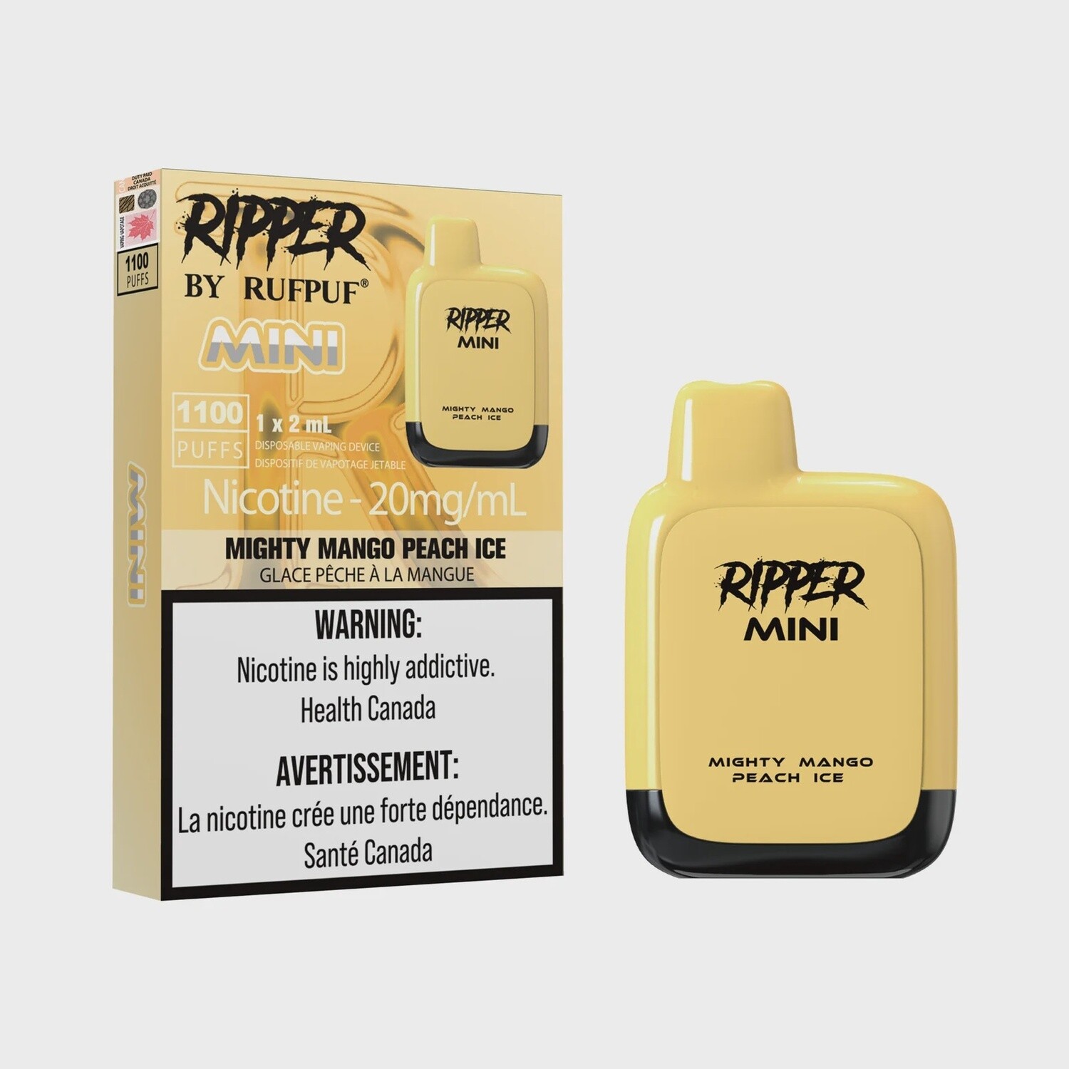 Disposable Device RIPPER MINI MIGHTY MANGO PEACH ICE