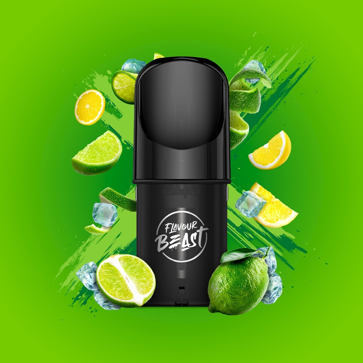 Pods Flavour beast gnarly green d iced pods