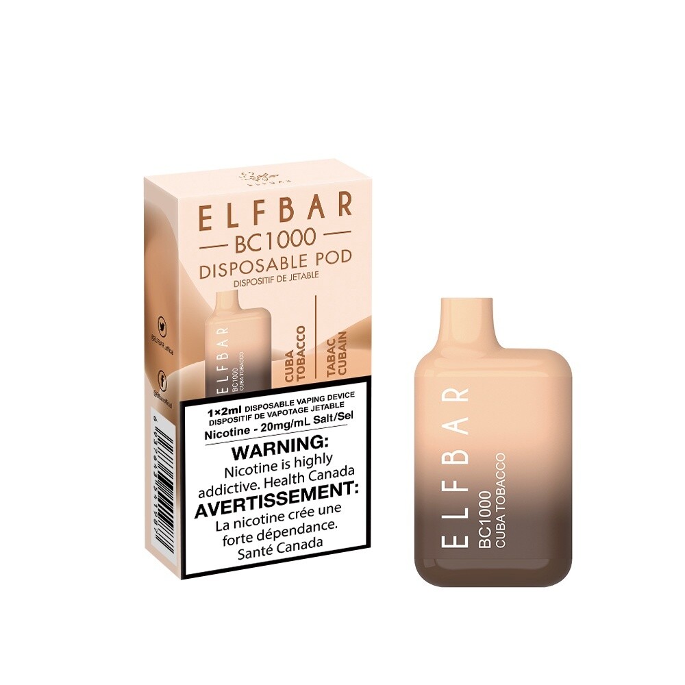 Disposable Device ELFBAR BC1000 disposable Cuba tabacoo