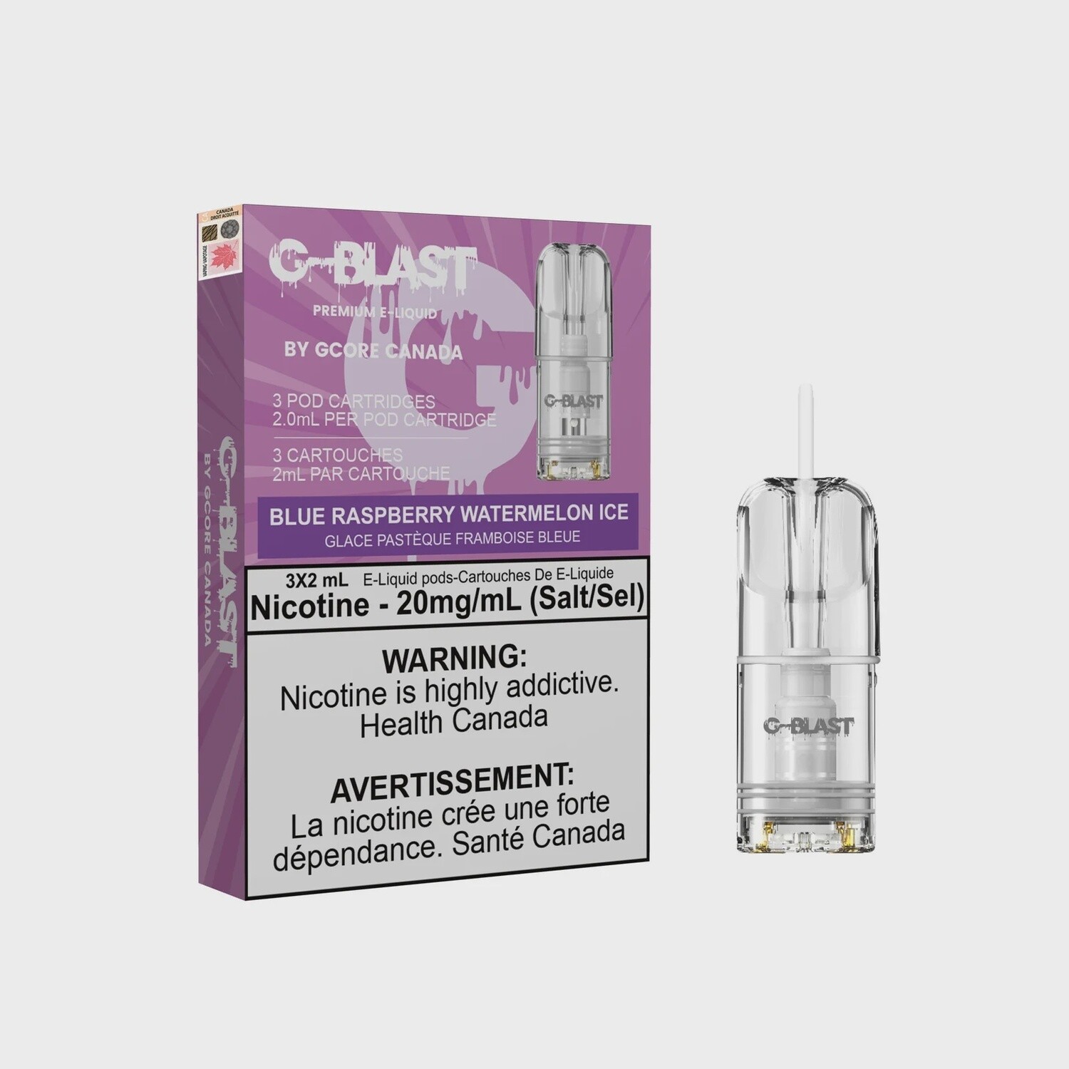 Pods G blast blue raspberry watermelon ice
