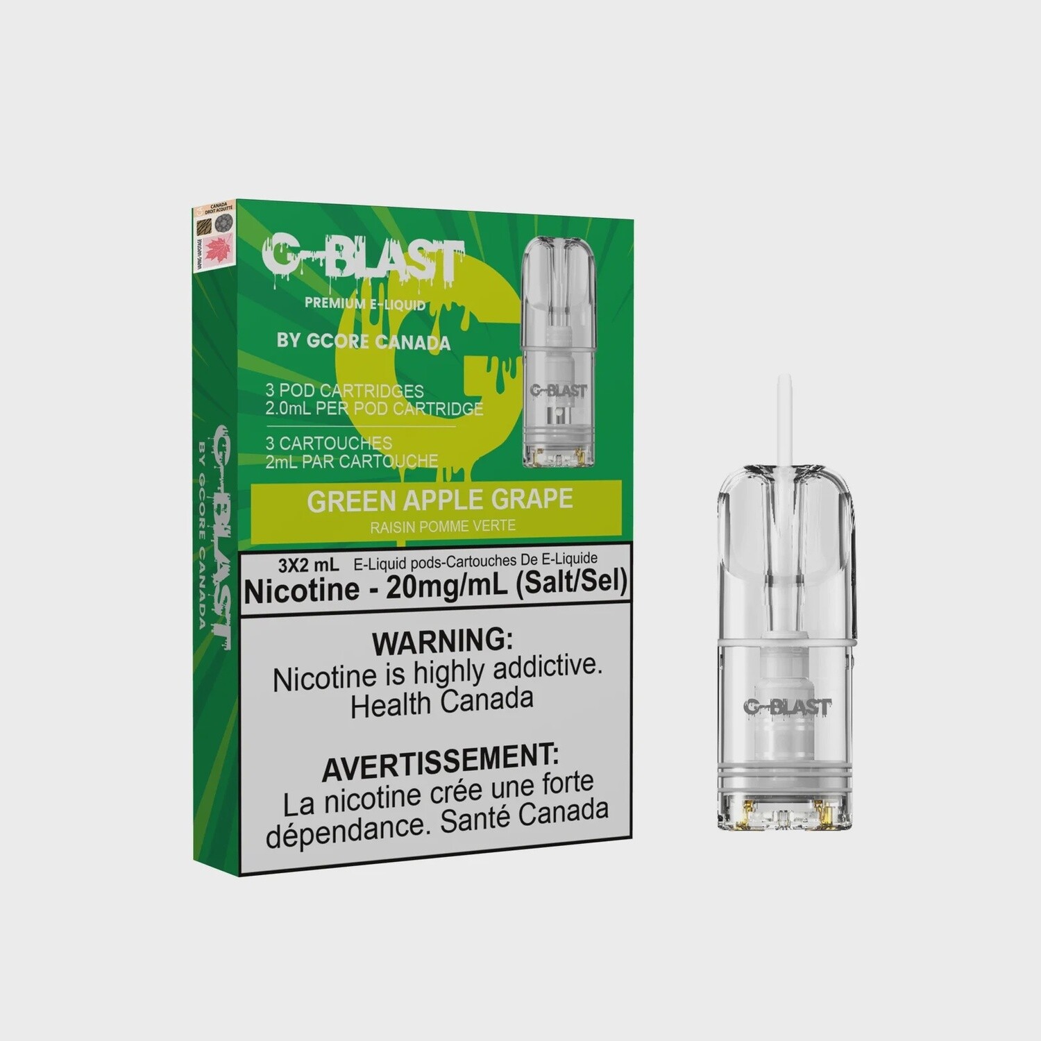 Pods G blast green apple grape