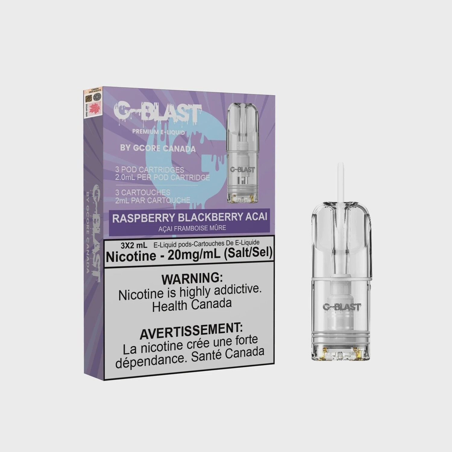 Pods G blast raspberry blackberry acai