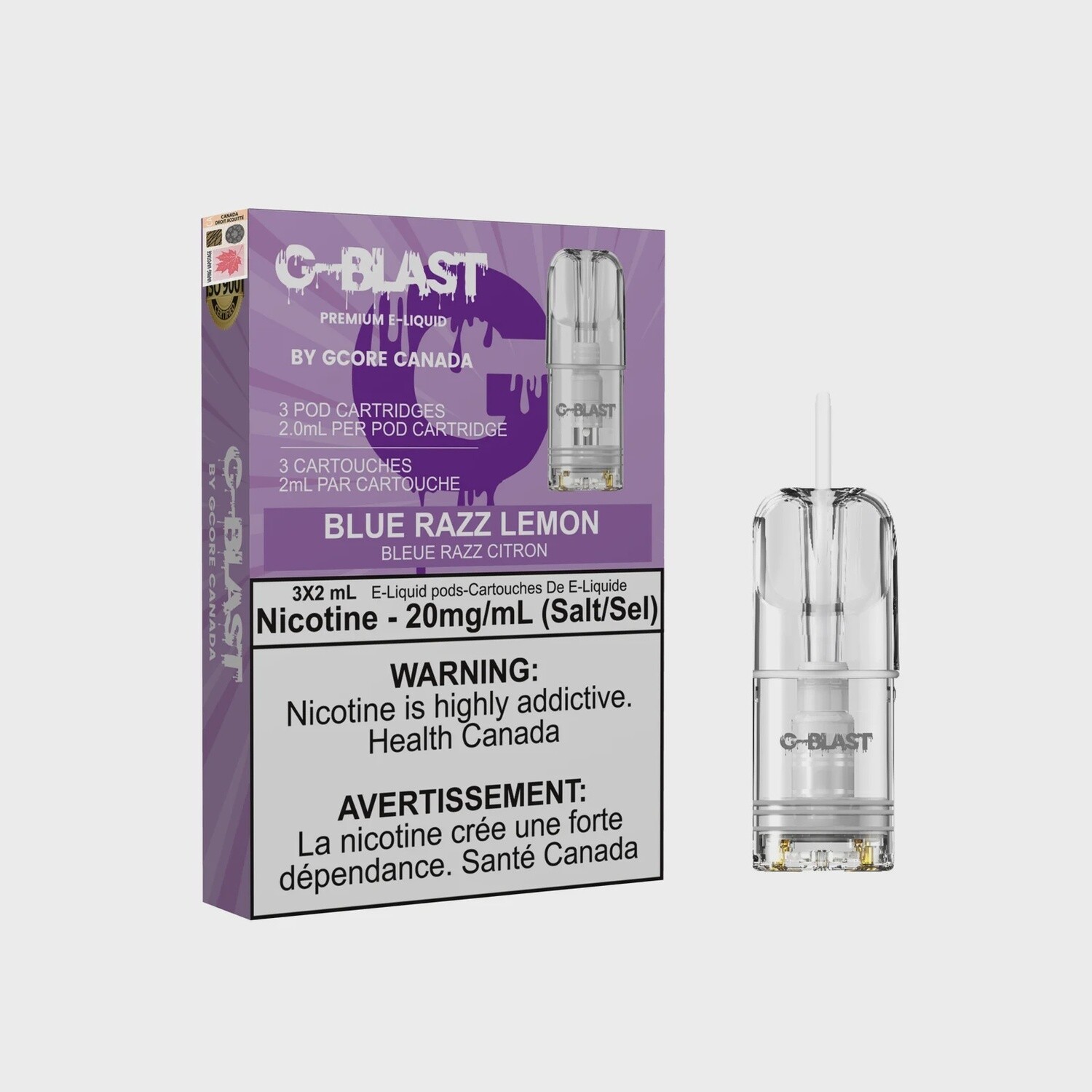 Pods G-BLAST BLUE RAZZ LEMON*
